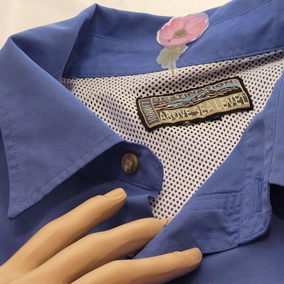 Destination, Like New, short Sleeve Blue Hawaiian XL Shirt - Picture 4 of 7